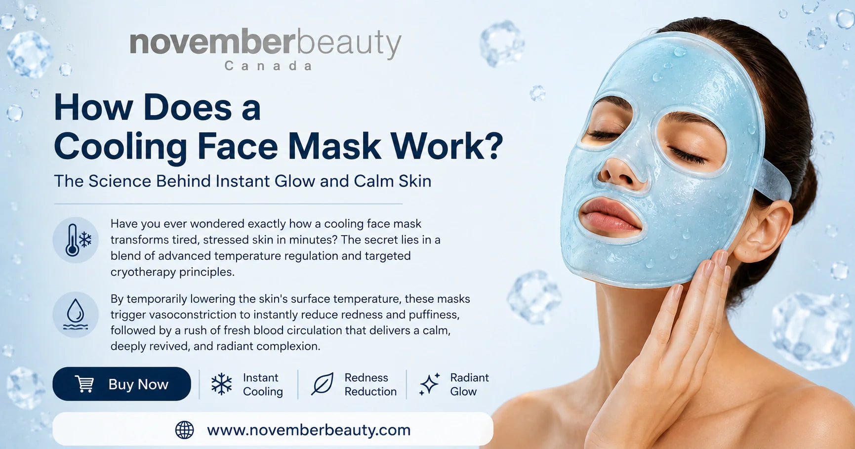 How Does a Cooling Face Mask Work? The Science Behind Instant Glow and Calm Skin