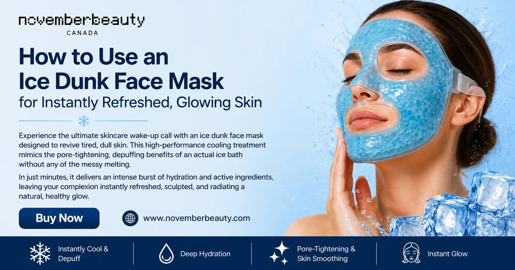 How to Use an Ice Dunk Face Mask for Instantly Refreshed, Glowing Skin